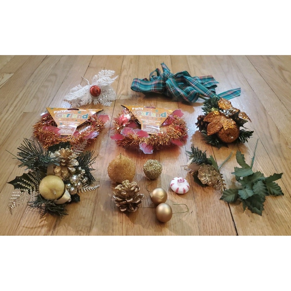 Artificial Fruit Holiday Floral Picks Sugared Fruit Home Decor Autumn‎ Christmas